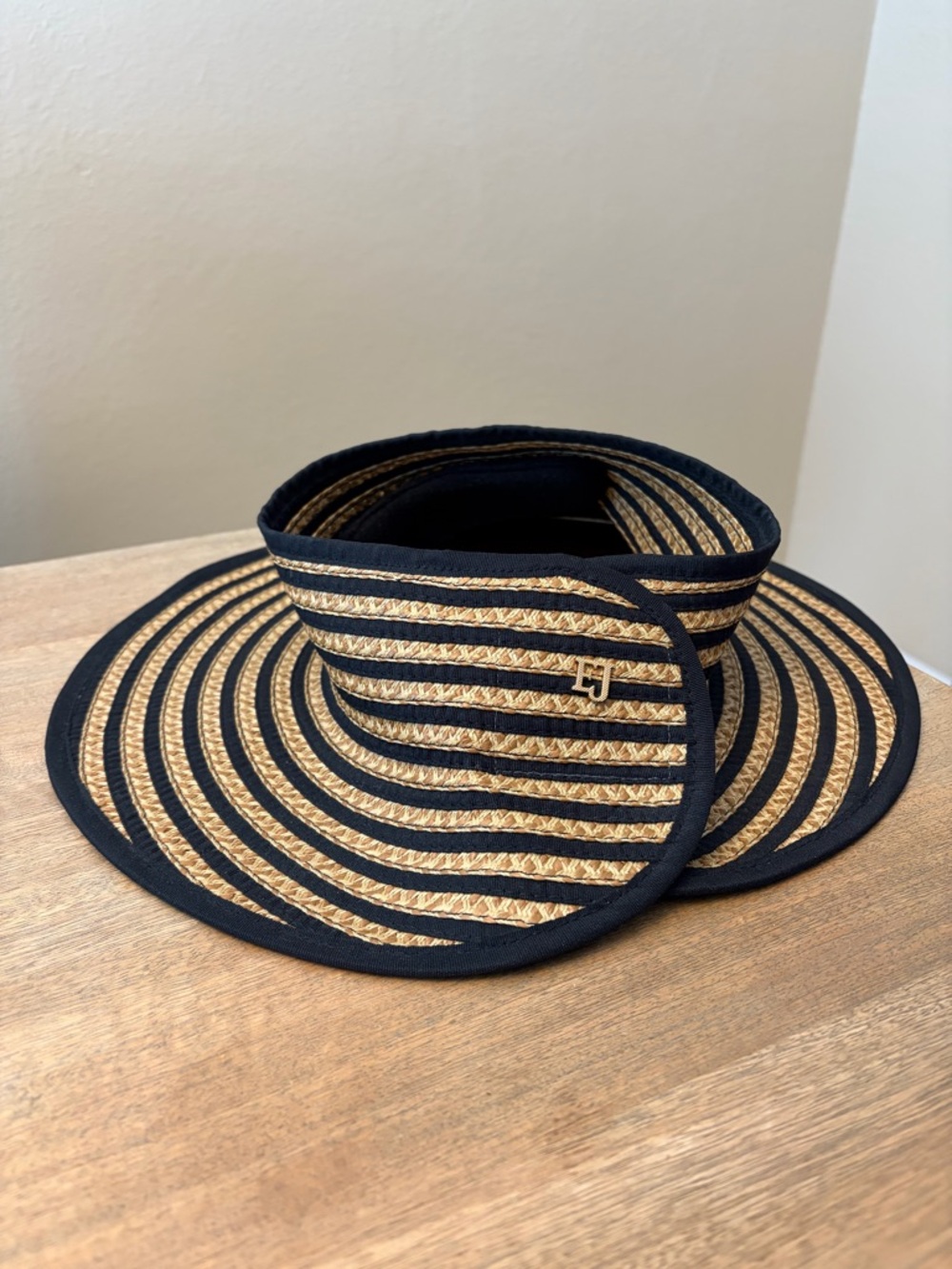 Eric Javits Brooke Visor - Wide brim straw hat